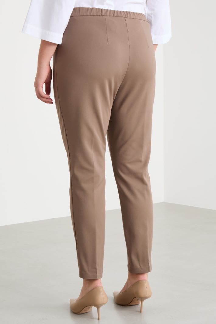 Slim-fit double canvas trousers Intrend - 4