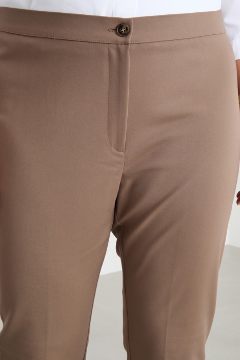 Pantalone aderente in doppia tela