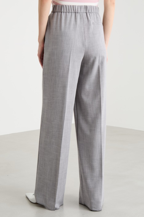 Pantalone ampio con elastico in vita