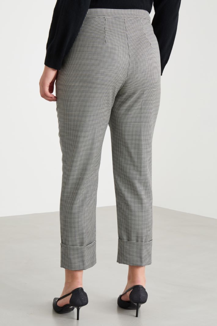 Houndstooth trousers Intrend - 4