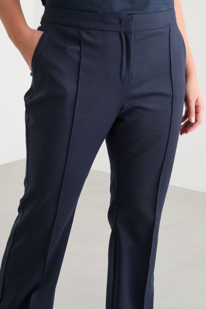 Pantalone stretch con nervatura Intrend - 3