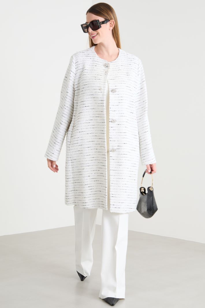 Pintuck stretch trousers Intrend