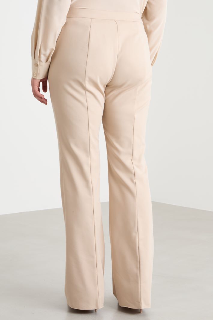 Pintuck stretch trousers Intrend - 4