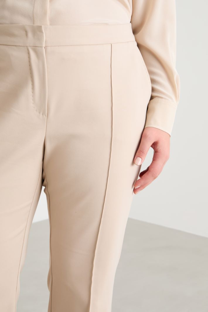 Pintuck stretch trousers Intrend - 3