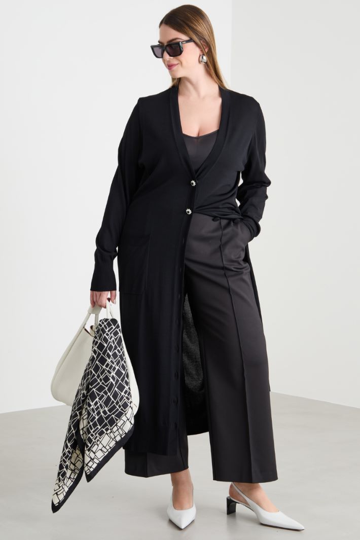 Pantalone con piega cucita Intrend