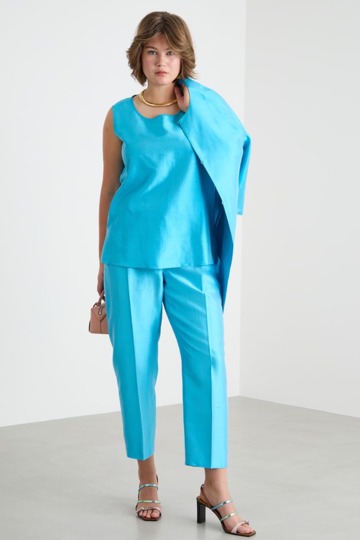 Shantung top Intrend