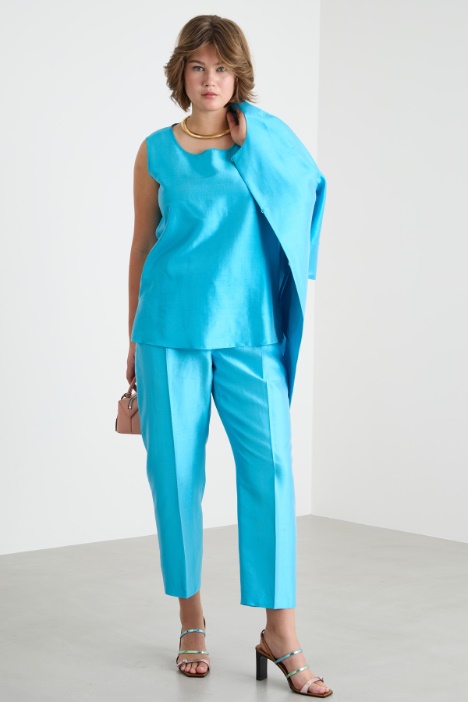 Shantung top Intrend