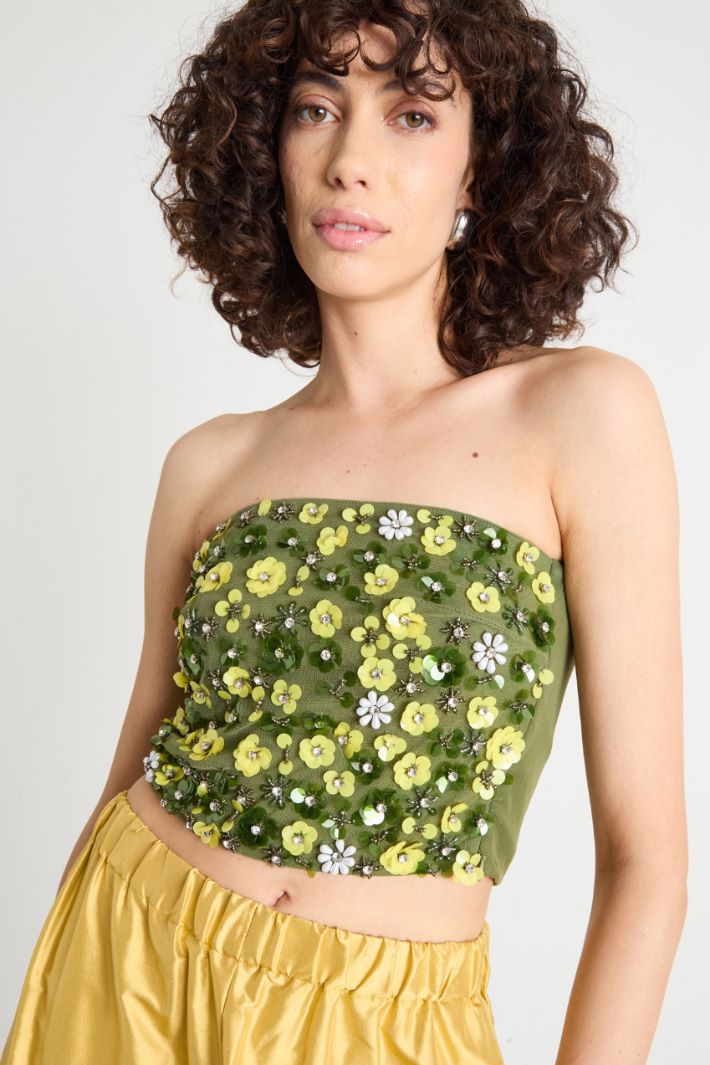 Embroidered top Intrend - 3