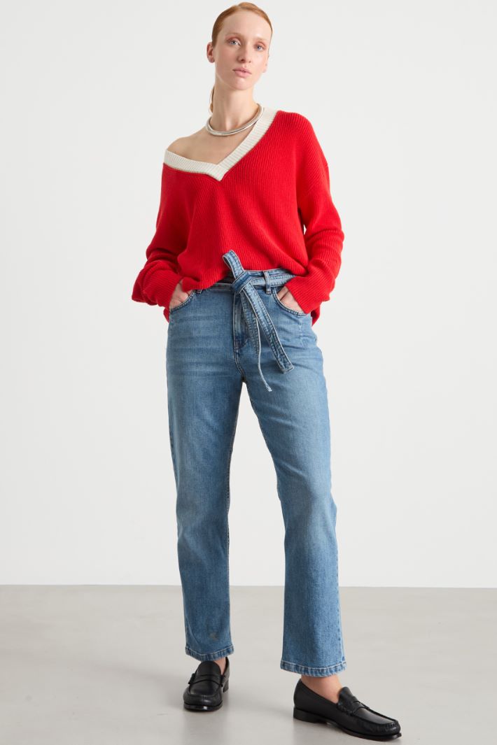 Jeans con cintura Intrend