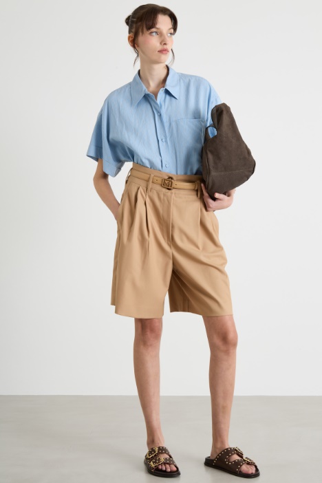 Loose-Fit Short-Sleeved Blouse Intrend