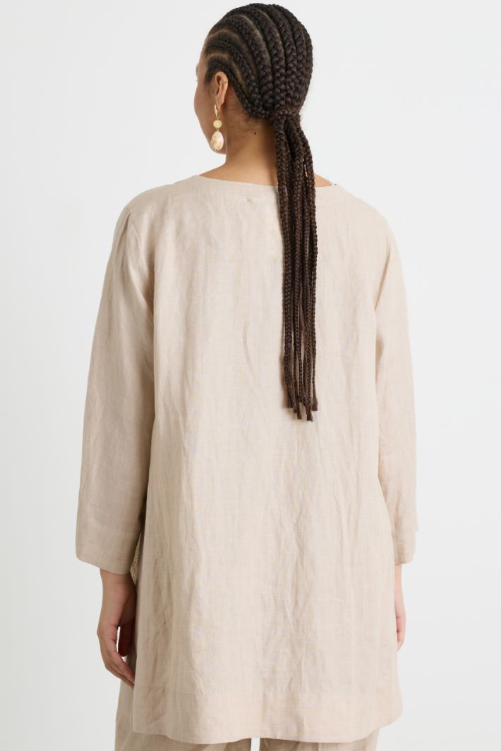 Casacca in tela di lino Intrend - 4