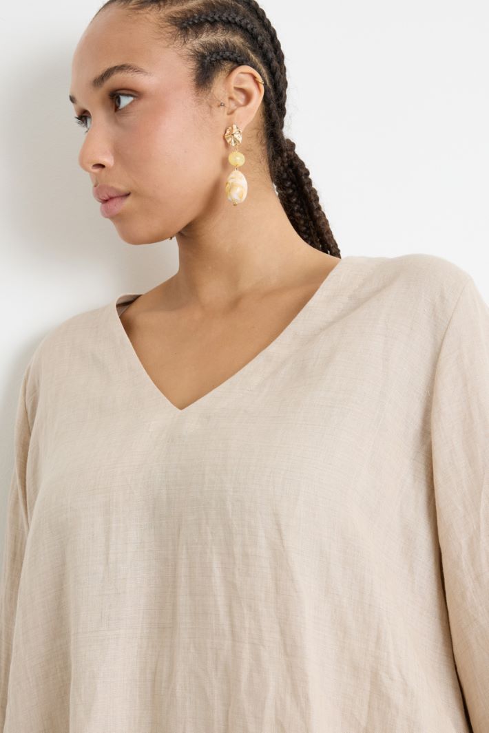 Casacca in tela di lino Intrend - 3