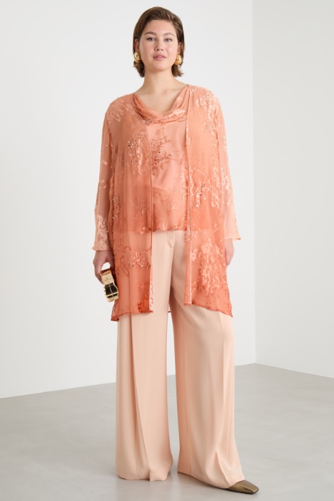 Casacca in raso dévoré Intrend