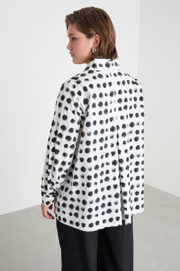 Box-pleat back blouse Intrend - 4