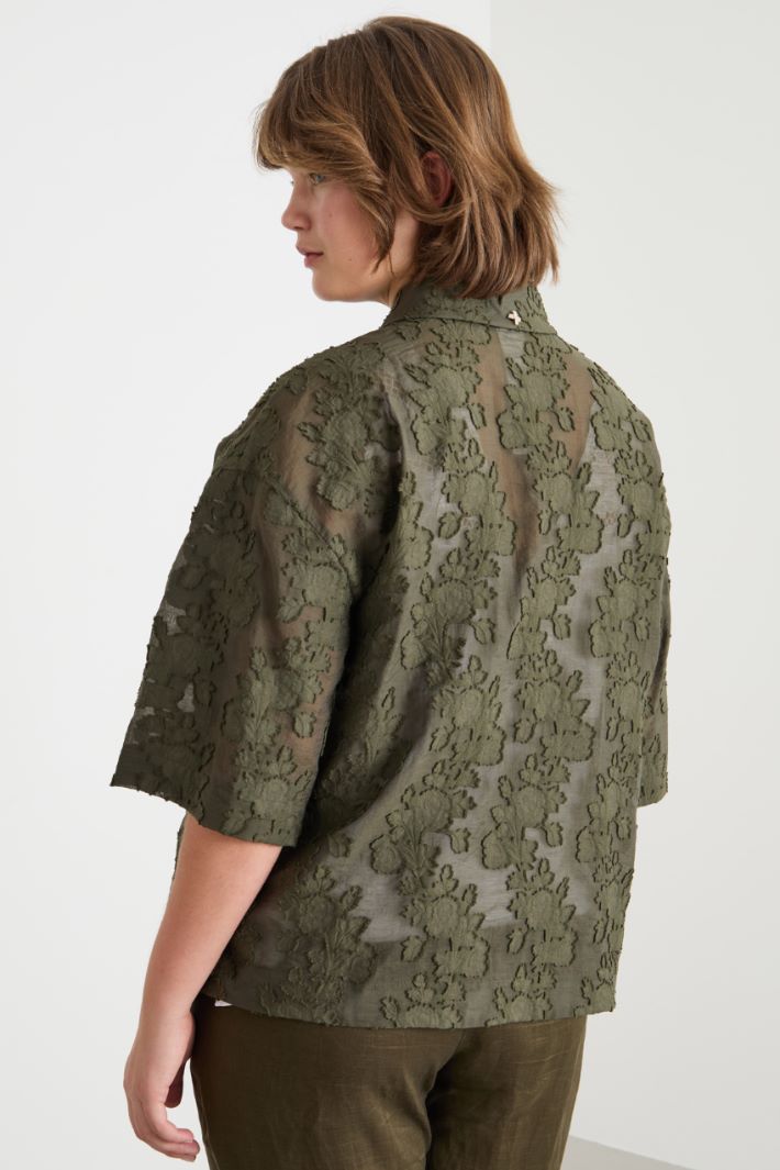 Boxy fil coupé blouse Intrend - 3