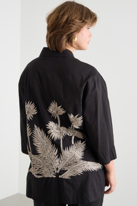 Casacca in voile ricamato