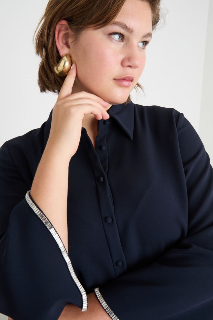 Casacca in cady con strass Intrend - 3