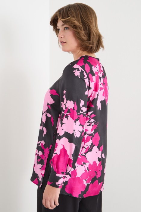 Casacca in twill stampato