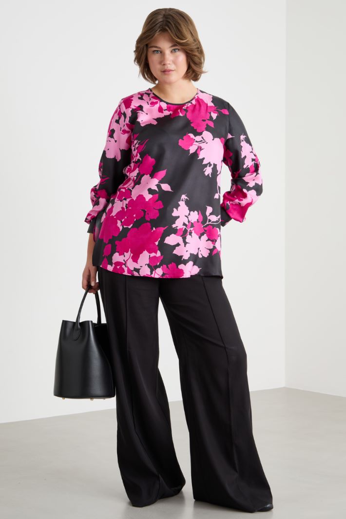 Printed twill tunic Intrend