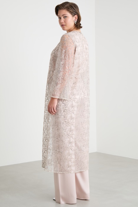 Casacca in pizzo iridescente