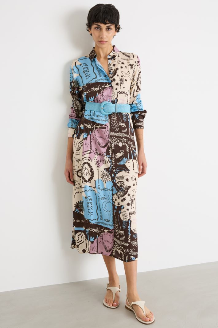 Flowing shirt dress Intrend