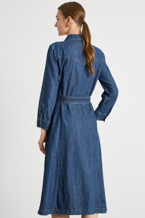 Abito chemisier in jeans