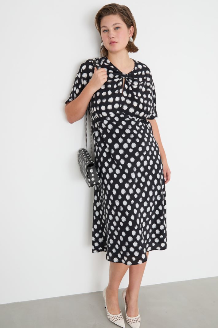 Abito midi drappeggiato Intrend - 2