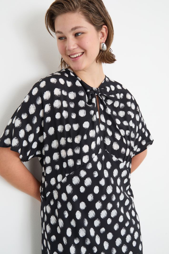 Abito midi drappeggiato Intrend - 3