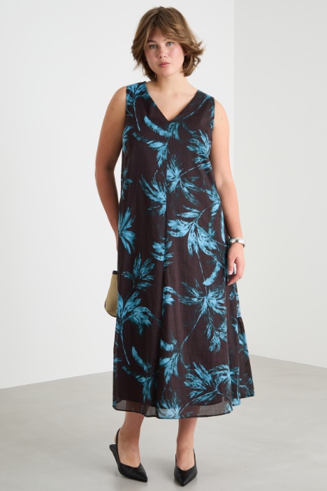 Abito svasato in voile