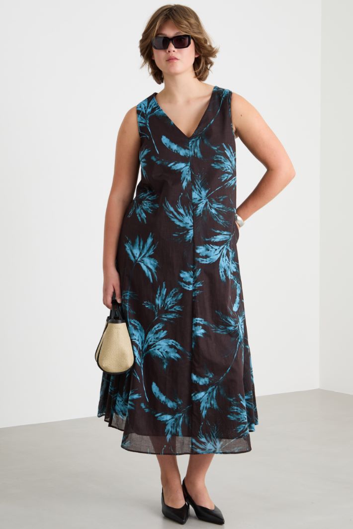 A-line voile dress Intrend