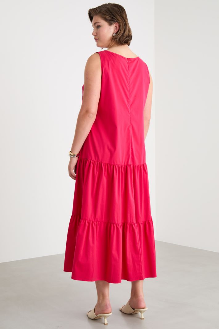 Abito svasato con balze posteriori Intrend - 4