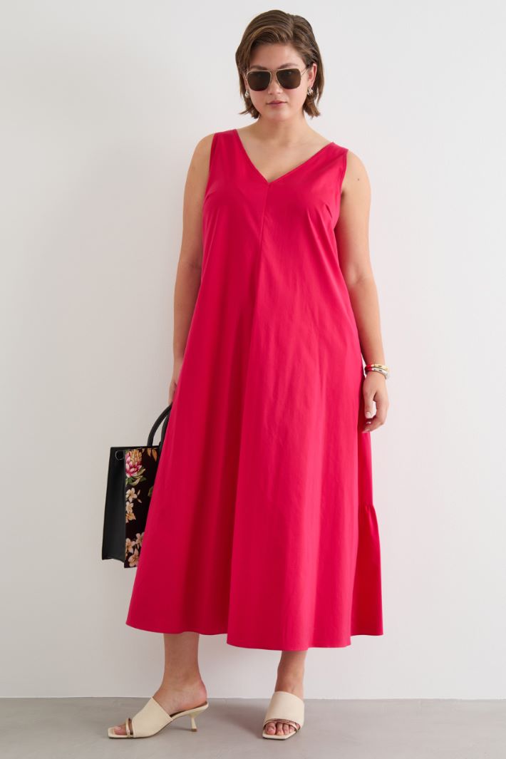 Abito svasato con balze posteriori Intrend