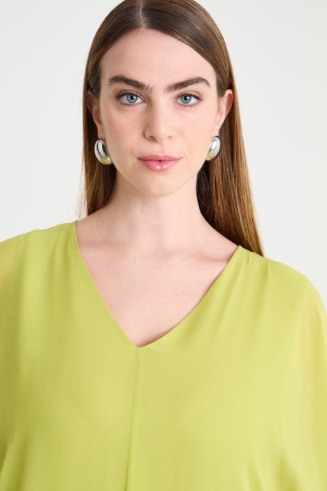 Abito ampio in georgette