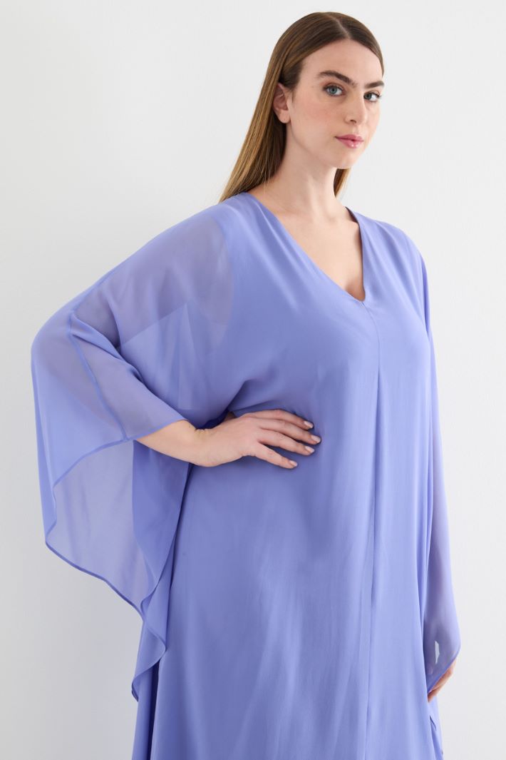 Loose-fit georgette dress Intrend - 3