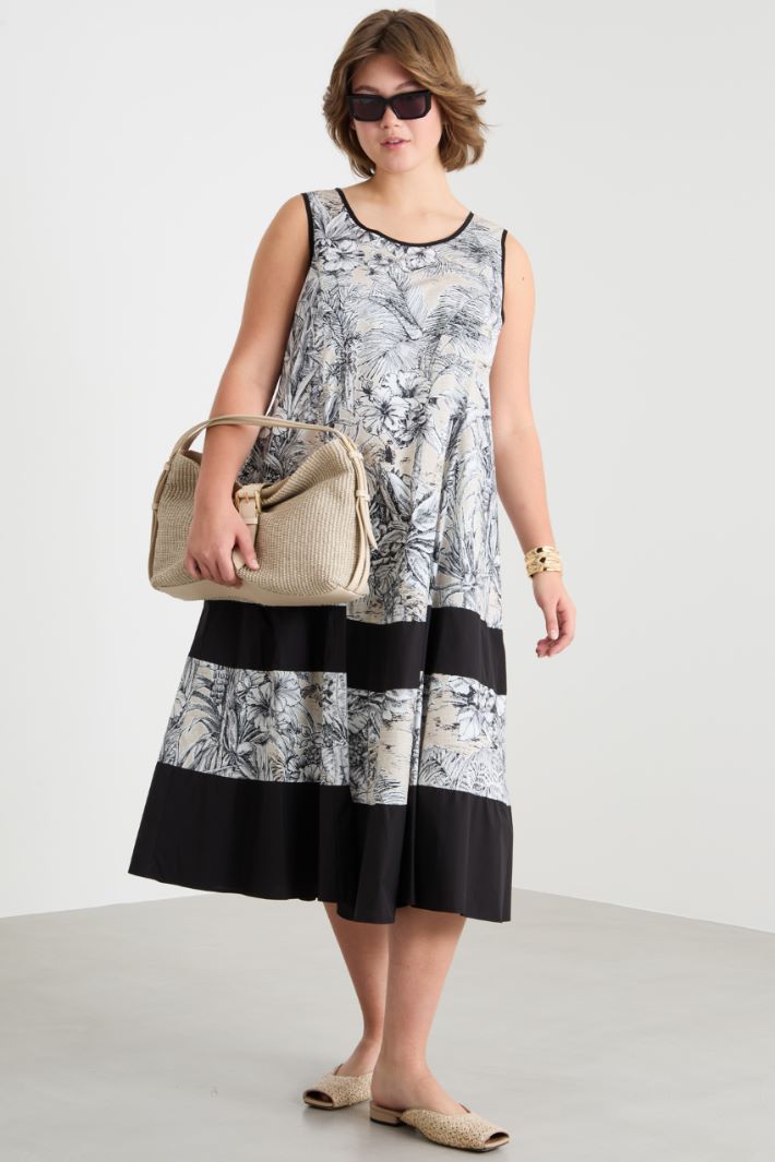 Abito in popeline stampato Intrend