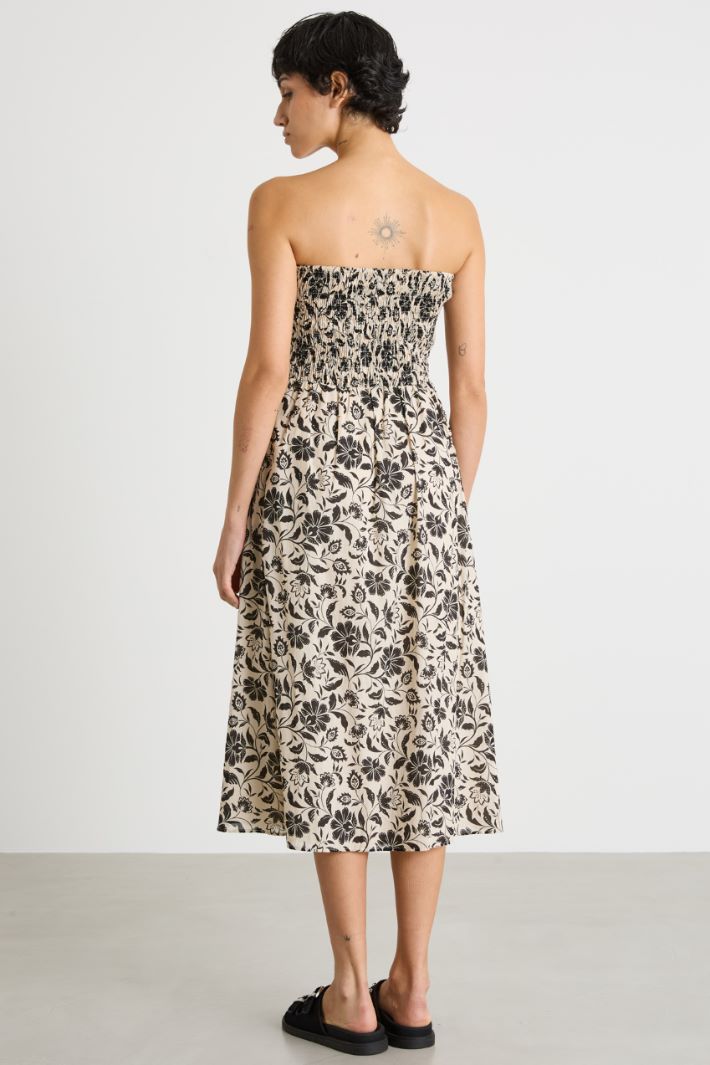 Printed bustier dress Intrend - 4