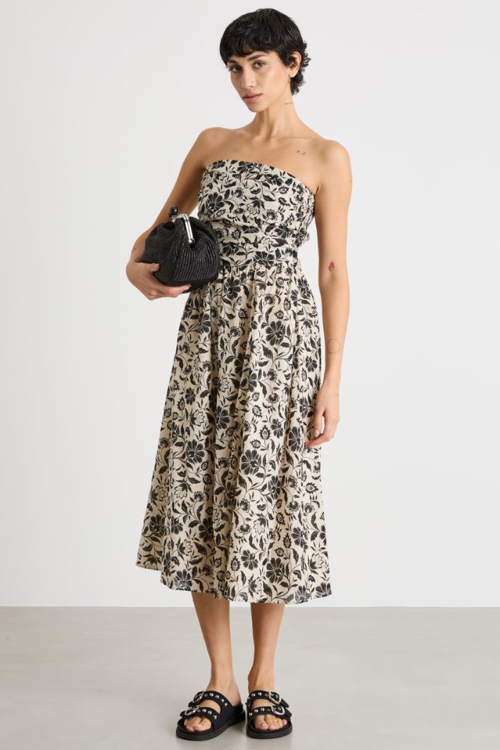 Printed bustier dress Intrend