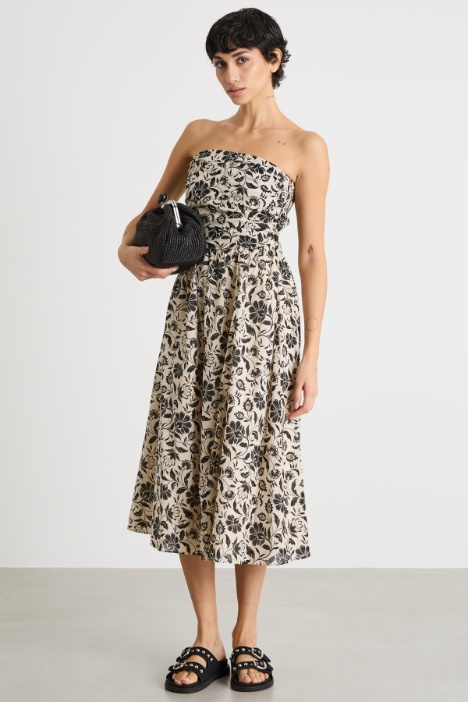 Printed bustier dress Intrend