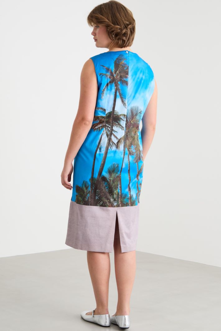 Abito in raso stampato Intrend - 4