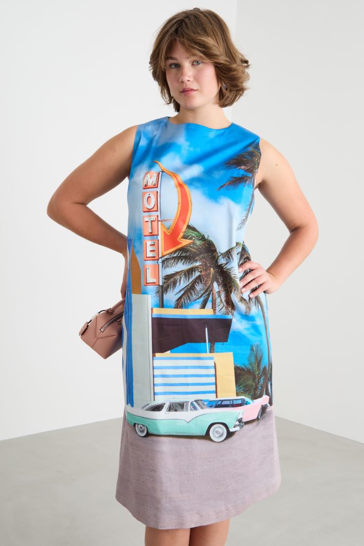 Abito in raso stampato Intrend - 2