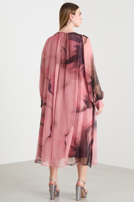 Abito ampio in georgette