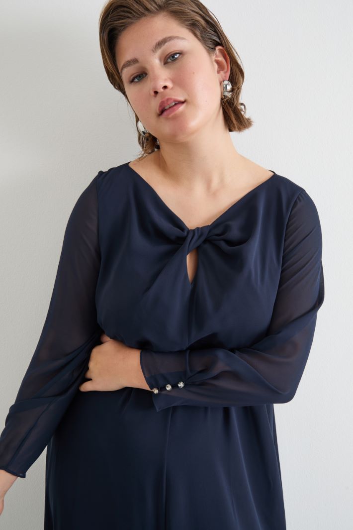 Crepe georgette dress Intrend - 3