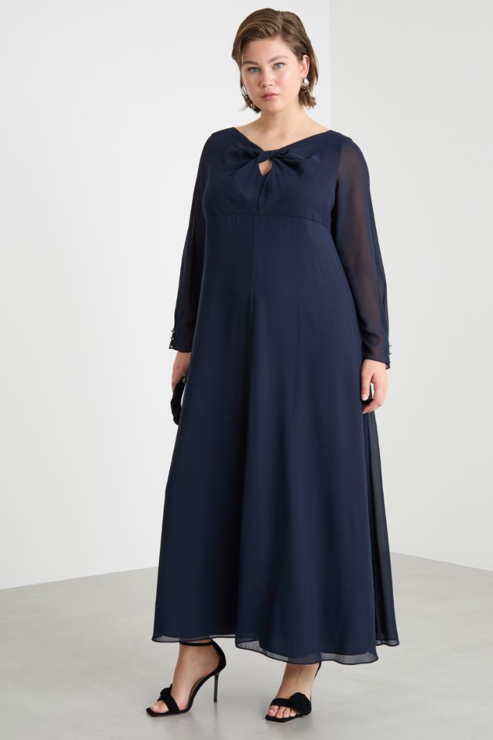 Crepe georgette dress Intrend