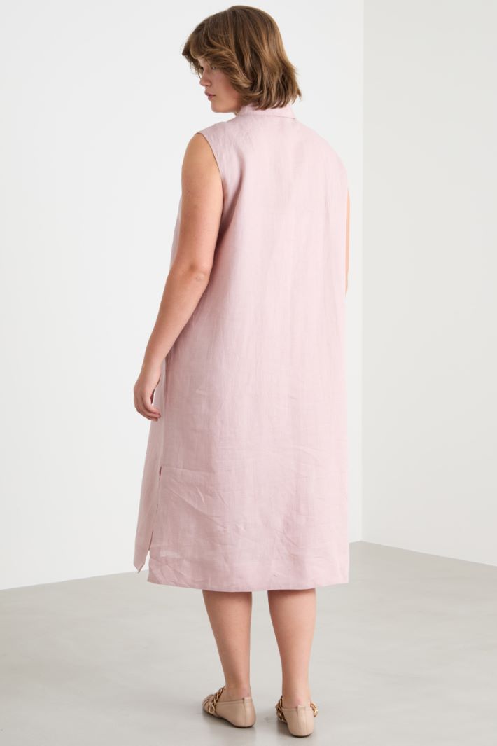 Linen shirt dress Intrend - 4