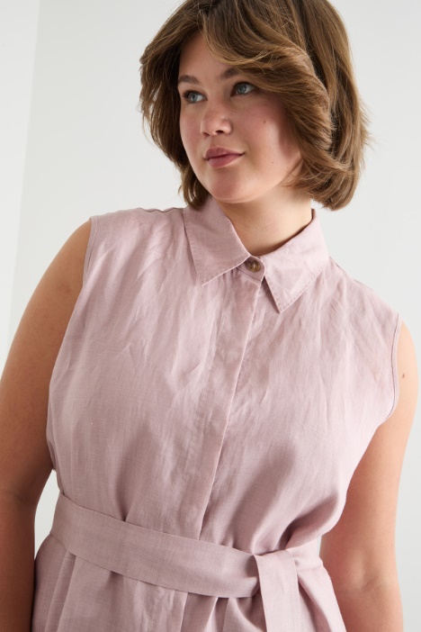 Abito chemisier in tela