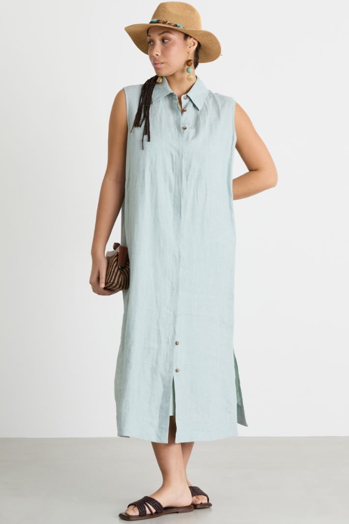 Abito chemisier in tela Intrend