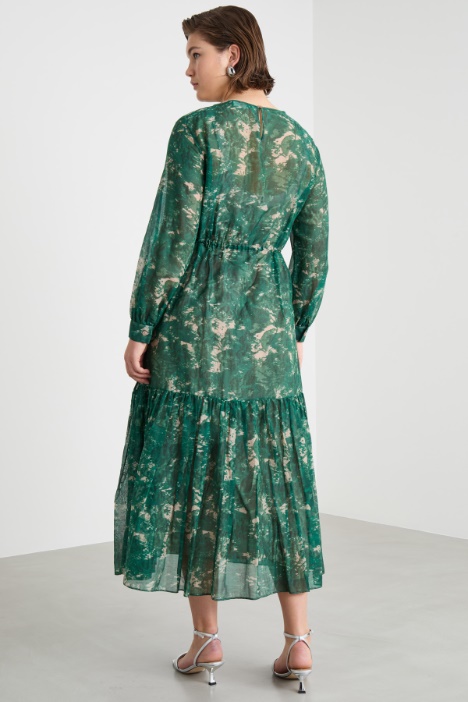 Abito in voile con coulisse