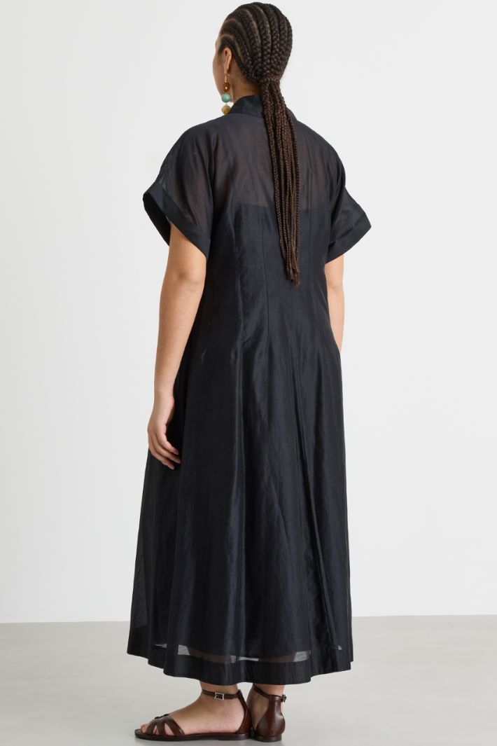 Abito chemisier in voile con maniche corte Intrend - 4