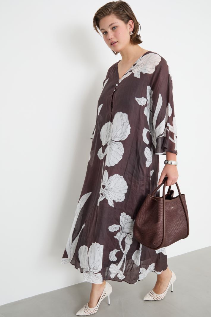 Floral ramie dress Intrend - 2
