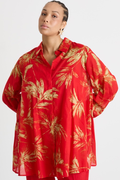 Printed voile tunic Intrend